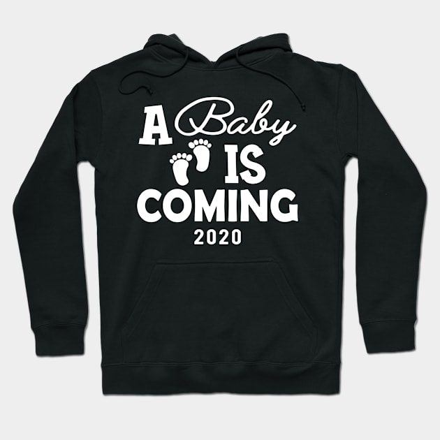 Pregnant - Baby is coming 2020 Hoodie by KC Happy Shop